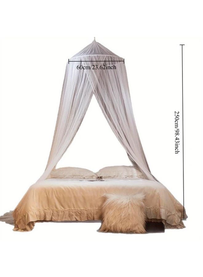 Black Dome Shaped Floor Mosquito Net For 70 87 78 74 Inch Bed No Assembly Required - Image 2